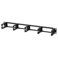 Кабельный органайзер горизонтальный Hyperline CM-1U-PL односторонний кольца 1U шир.:19