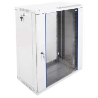 Шкаф коммутационный ЦМО ШРН-ЭКОНОМ (ШРН-Э-15.350) настенный 15U 600x350мм пер.дв.стекл задн.дв.стал.лист 85кг серый 300мм 746мм