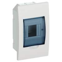 Щит распределительный IEK MKP12-V-04-40-20 ЩРВ-П-4 для установки модульных устройств встраиваемый 136мм 87мм 222мм 660B 4мод. пластик IP41 белый (упак.:1шт)