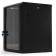 Шкаф коммутационный Hyperline (TWB-1566-GP-RAL9004) настенный 15U 600x600мм пер.дв.стекл 2 бок.пан. 60кг черный IP20 сталь