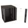 Шкаф коммутационный Hyperline (TWB-FC-1266-GP-RAL9004) настенный 12U 600x600мм пер.дв.стекл 60кг черный 662мм IP20 сталь