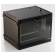 Шкаф коммутационный Hyperline (TWB-FC-2245-GP-RAL9004) настенный 22U 600x450мм пер.дв.стекл 60кг черный 180град. 1098мм IP20 сталь