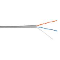 Кабель информационный Lanmaster NM-UTP5E2PR-CU кат.5E UTP 2 пары PVC внутренний 305м серый