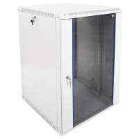 Шкаф коммутационный ЦМО ШРН-ЭКОНОМ (ШРН-Э-18.650) настенный 18U 600x650мм пер.дв.стекл 65кг серый 600мм 31.8кг 180град. 930мм