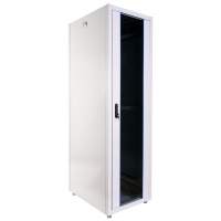 Шкаф коммутационный ЦМО (ШТК-Э-42.8.8-13АА) напольный 42U 800x800мм пер.дв.стекл металл 2 бок.пан. направл.под закл.гайки 710кг серый 715мм 105кг 180град. 1987мм IP20 сталь