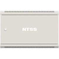 Шкаф коммутационный NTSS Премиум (NTSS-W6U6060FD) настенный 6U 570x600мм пер.дв.металл 60кг серый 500мм 18.8кг 220град. 370мм IP20 сталь