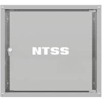 Шкаф коммутационный NTSS Lime (NTSS-WL9U5560GS) настенный 9U 550x600мм пер.дв.стекл несъемн.бок.пан. 30кг серый 520мм 15.6кг 110град. 500мм IP20 сталь