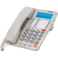 Телефон проводной Ritmix RT-495 белый/серый