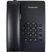Телефон проводной Panasonic KX-TS2350RUB черный