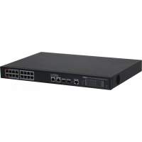 Коммутатор Dahua DH-S4220-16GT-240 (L2) 20x1Гбит/с 2SFP 240W управляемый