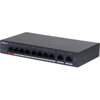 Коммутатор Dahua DH-CS4010-8ET-110 (L2) 8x100Мбит/с 2x1Гбит/с 8PoE 110W управляемый