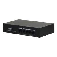 Коммутатор Dahua DH-PFS3005-4ET-36 (L2) 4x100Мбит/с 4PoE+ 36W неуправляемый