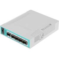 Коммутатор MikroTik CRS106-1C-5S (L2) 1xКомбо(1000BASE-T/SFP) 5SFP управляемый