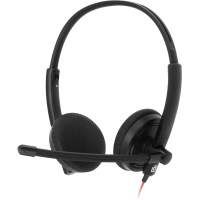 Наушники с микрофоном Оклик HS-L900 черный 2.8м накладные оголовье (1532022)