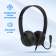 Наушники с микрофоном Оклик HS-M500 черный 1.8м накладные оголовье (1900379)