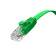GCR Патч-корд PROF плоский прямой 1.5m, UTP медь кат.6, зеленый, 30 AWG, ethernet high speed 10 Гбит/с, RJ45, T568B, GCR-52837