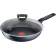 Сковорода/ Сковорода Tefal Force 4218924 круглая 24см покрытие: Titanium ручка несъемная (с крышкой) черный (9100048321)