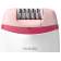 Эпилятор/ Эпилятор Philips BRE235/00 скор.:2 насад.:1 от электр.сети белый/розовый
