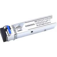 Модуль/ OSNOVO SFP Модуль LC, 1,25 Гбит/c, до 3км, Tx:1310/Rx:1550, DDM