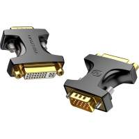 Переходник Адаптер-Vention DVI-I 24+5F/ VGA 15M [DDDB0]