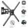 Кронштейн для телевизора Kromax CORBEL-12 титан 32
