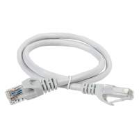 Патч-корд ITK PC01-C5EU-1M5 UTP RJ-45 вил.-вилка RJ-45 кат.5E 1.5м серый ПВХ (уп.:1шт)