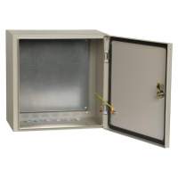 Щит распределительный IEK YKM40-442-54 ЩМП-4.4.2-0 У2 навесной 400мм 250мм 400мм 630A 6шт металл IP54 серый (упак.:1шт)