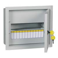 Щит распределительный IEK MKM14-V-12-30-T TITAN 3 ЩРв-12з-3 36 УХЛ3 встраиваемый 310мм 120мм 265мм 12мод. металл IP31 серый (упак.:1шт)