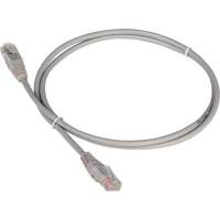 Патч-корд Lanmaster TWT-45-45-15-GY UTP RJ-45 вил.-вилка RJ-45 кат.5E 15м серый ПВХ (уп.:1шт)