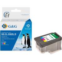 Картридж струйный G&G GG-CL-446XL-N CL-446 голубой/пурпурный/желтый (15мл) для Canon PIXMA MX494; MG2440/2545S/2940/2540/2540S/3040;iP2840;TS204/304/3140/3340;TR4540