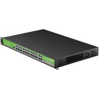 Коммутатор Digma DSP724G-4C-R300 (L2+) 24x1Гбит/с 4xКомбо(1000BASE-T/SFP) 24PoE 24PoE+ 300W управляемый