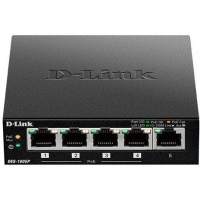 Коммутатор D-Link DES-1005P/B1A 5x100Мбит/с 4PoE 60W неуправляемый