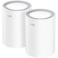 Бесшовный Mesh роутер Cudy M3000 (M3000(2-PACK) WHITE) AX3000 10/100/1000/2500BASE-T белый (упак.:2шт)
