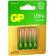 Батарея GP Ultra Alkaline 24AUA21-2CRSBC4 AAA (4шт) блистер
