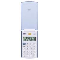 Калькулятор карманный Deli E39217/BLUE синий 8-разр.