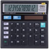 Калькулятор настольный Deli E39231 черный 12-разр.