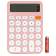 Калькулятор настольный Deli EM124PINK розовый 12-разр.