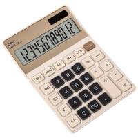 Калькулятор настольный Deli EM309 кремовый 12-разр.