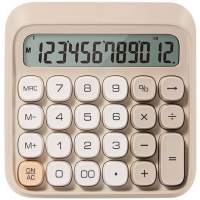 Калькулятор настольный Deli EM36 GREY серый 12-разр.