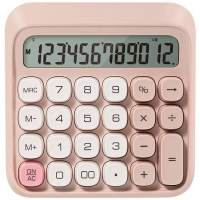 Калькулятор настольный Deli EM36 PINK розовый 12-разр.