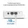 MESH система/ AC1300 Whole Home Mesh Wi-Fi System, 2? Internal Antennas, 2?GB ports  (WAN/LAN)
