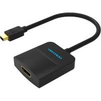 Адаптер-переходник Vention mini DisplayPort 20M  HDMI F Чёрный