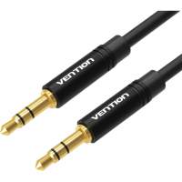 Кабель Vention аудио Jack 3,5 mm M/Jack 3,5 mm M  - 1.5м Черный [BAKBG]