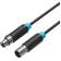 Кабель Vention аудио XLR M/XLR F - 1.5м [BBFBG]