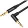Кабель Vention аудио Jack 3,5 mm M/Jack 3,5 mm M угол 90  - 1м Черный [BAKBF-T]