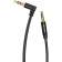 Кабель Vention аудио Jack 3,5 mm M/Jack 3,5 mm M угол 90  - 1м Черный [BAKBF-T]