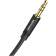 Кабель Vention аудио Jack 3,5 mm M/Jack 3,5 mm M угол 90  - 1м Черный [BAKBF-T]