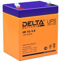 Аккумуляторная батарея/ Battery Delta HR 12-5.4 voltage 12V, capacity 5.8Ah, 90х70х107mm