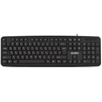 Клавиатура Sven KB-S230 чёрная (104кл, каб. 2м) [SV-018399]
