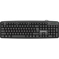Клавиатура Defender проводная Astra HB-588 RU,черный,полноразмерная [45588]